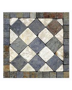 1 Fliese - NS-LXT#1A - Quarzit - Naturstein - Mosaik - Fliesen - Wand-Design - Wand-Verkleidung - Boden-Design