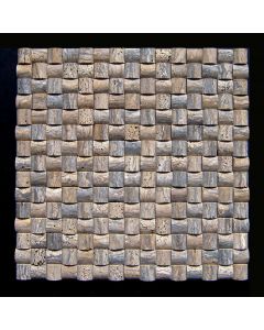 1 qm - RO-F3002 - Travertin - Mosaikfliesen - Natursteinmosaik - Wandfliesen - Wand-Verblender