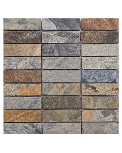 1 Fliese - RS-Q-004 - Quarzit - Naturstein - Mosaik - Fliesen - Wand-Design - Wand-Verkleidung - Boden-Design