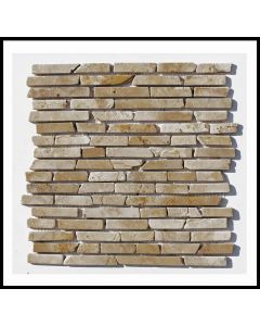 1 qm - ST-443 - Mosaik - Naturstein - Wand-Verkleidung - Wandverblender - Antikmarmor