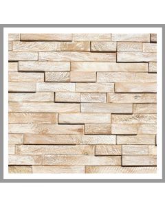 1 qm - HO-012 - Kerinchi - Teak-Holz - Wandverblender - Holz-Design - Holz-Verkleidung - Wand-Verkleidung -