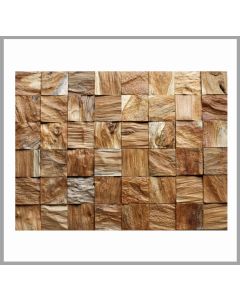 1 qm - HO-017 - Teak-Holz - Wand-Verblender - Holz-Design - Holz-Verkleidung - Wand-Verkleidung -