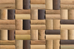 Bambus Mosaik Wandverkleidungen